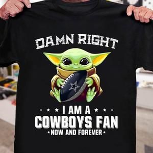 Baby Yoda I_M Dallas Cowboys Fan Shirt